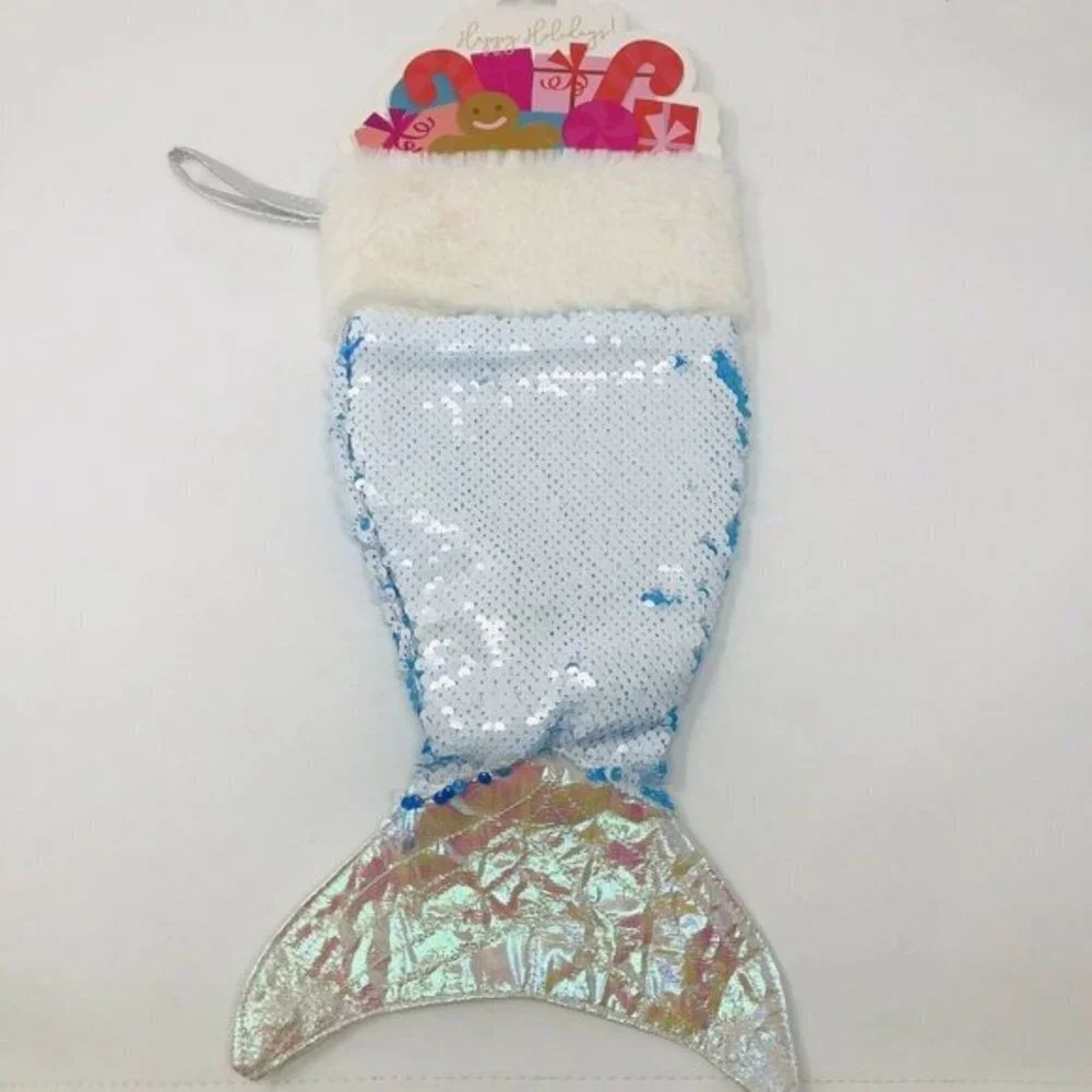Pop‎ and Posh Girls Mermaid Tail Christmas Stocking